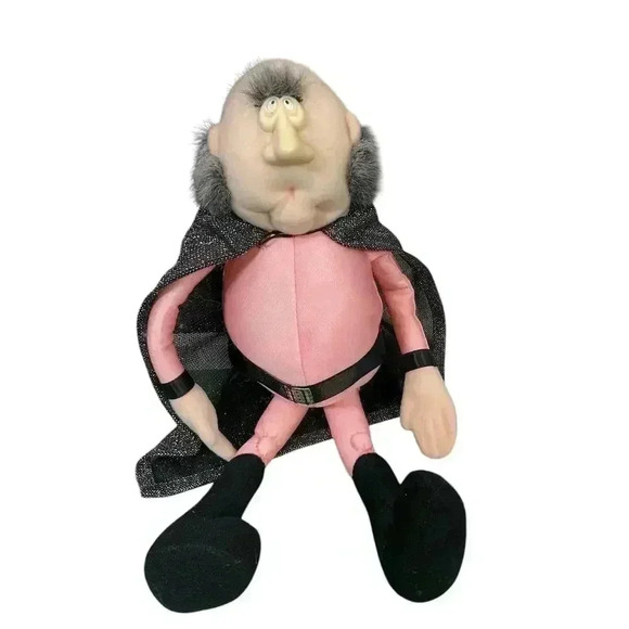 Vintage Heartline Graphics Captain Prune Geezers Super Hero Plush 1988 Rare Tags - Picture 1 of 9